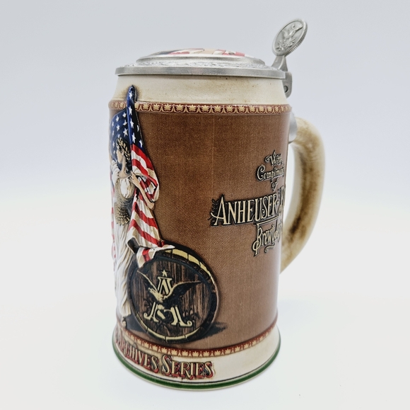 ANHEUSER BUSCH | Budweiser Archives Series limited ed. collector stein #18225 - Picture 2 of 11